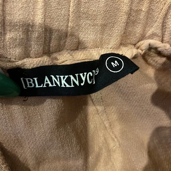 Blank NYC NWT Incense Shorts Tan 100% Ramie - Picture 8 of 13